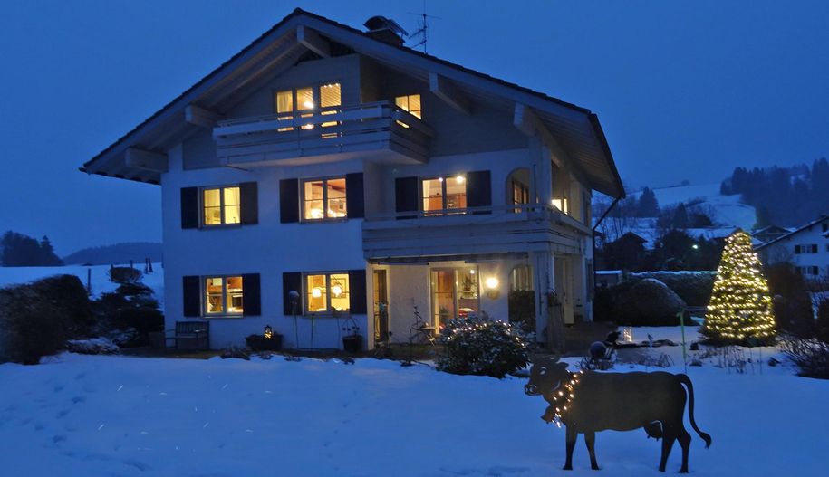 Winterabend Landhaus Schwab