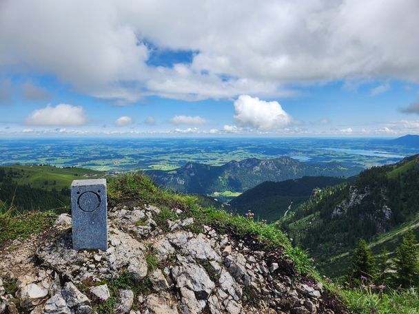 Ausblick auf das Allgäuer Voralpenland