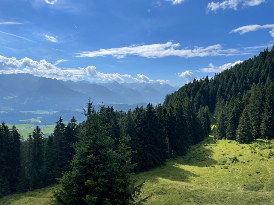 Aussicht von der Sonnenterrasse