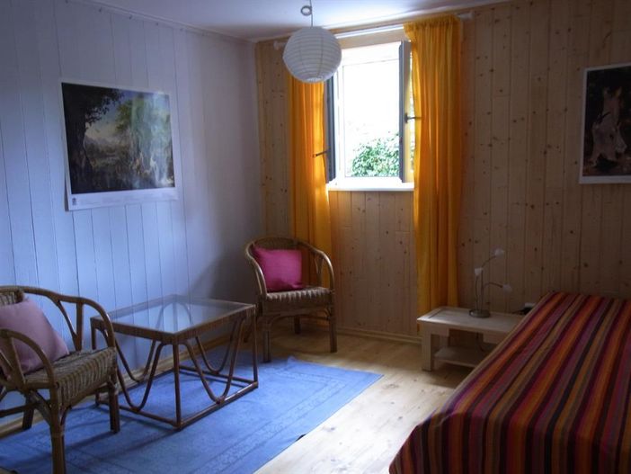 Schlafzimmer Ferienwohnung Erdgeschoß - 2 Betten