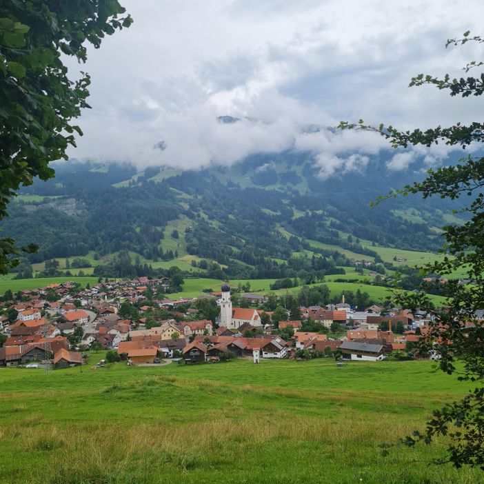 Blick auf Rettenberg von der Gebhartshöhe