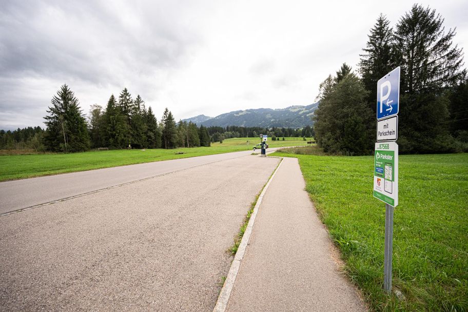 Parkplatz Muderbolz bei Ofterschwang