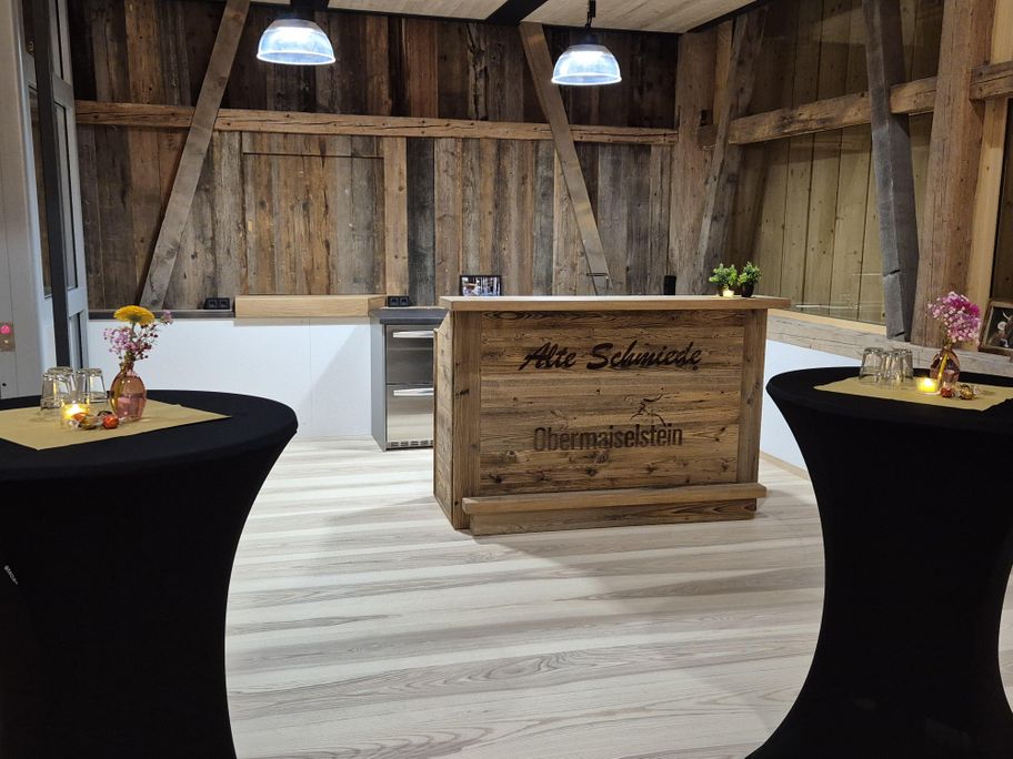 Tresen in der Alten Schmiede Obermaiselstein