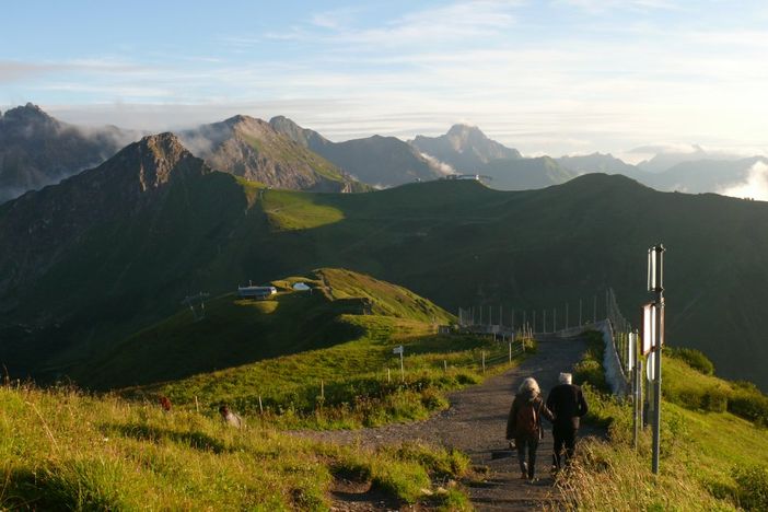 Richtung Kanzelwand