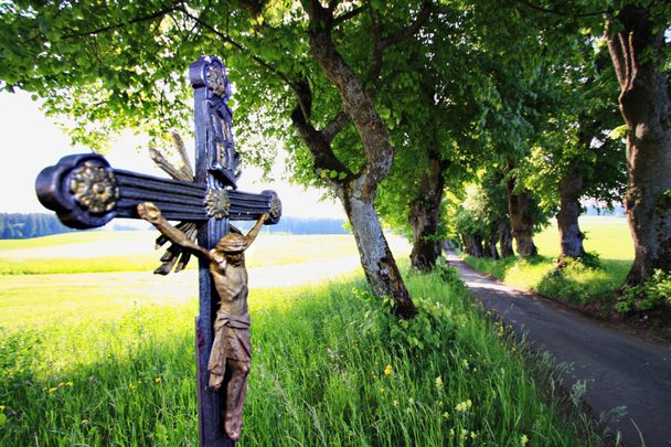 Wegekreuz an der Lindenallee in Marktoberdorf