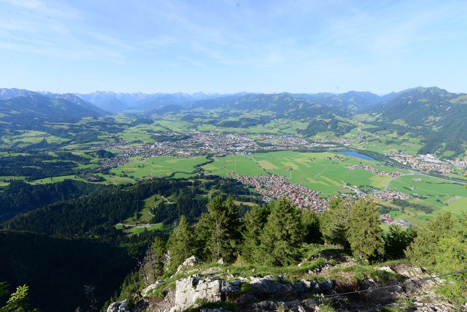 Blick vom Burgberger Hörnle