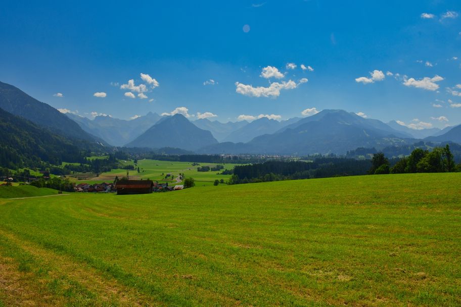 Ausblick Richtung Oberstdorf