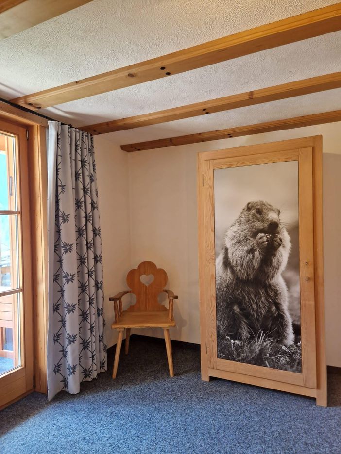 Schrank im Einbettzimmer
