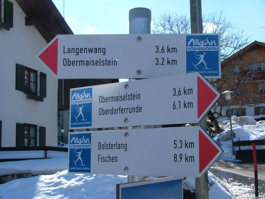 Oberdorfer Loipe - Langlaufen in Obermaiselstein