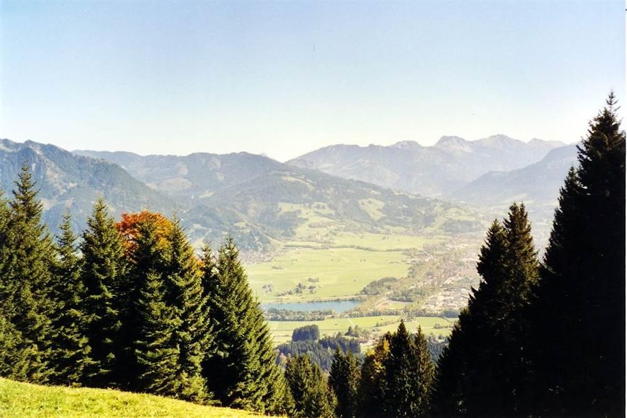 Bergausicht ins Tal