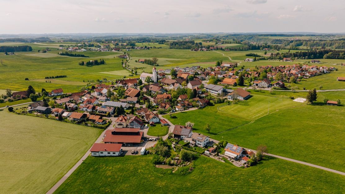 Blick auf Christazhofen