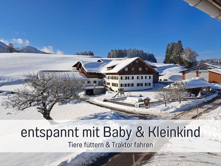 Hof im Winter