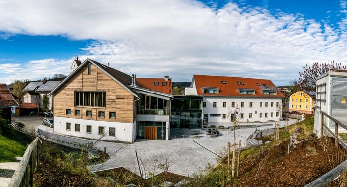 Energiehotel Kultiviert Außenansicht Innenhof