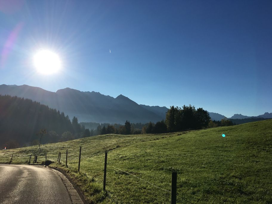 Ausblick Allgäuer Alpen