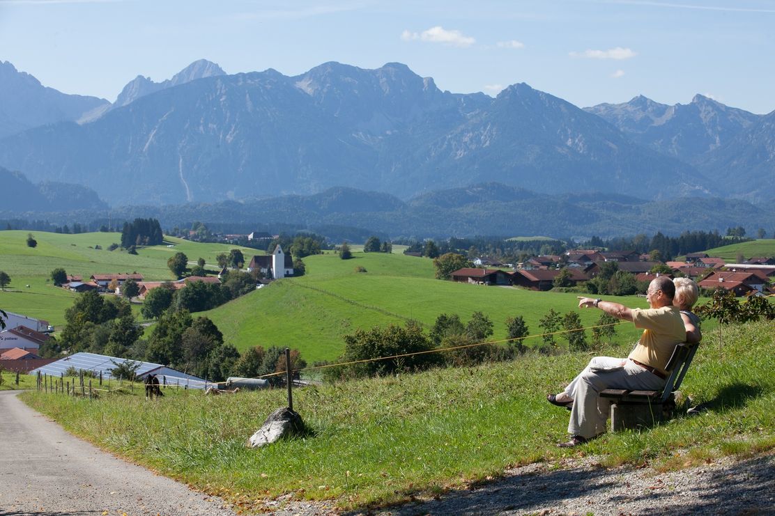 Aussichtspunkt Wandern Rieden am Forggensee