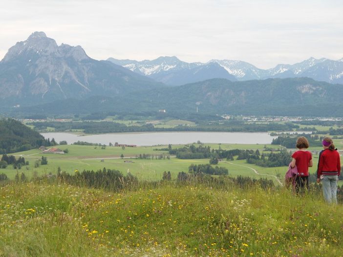 Herrlicher Blick auf das Füssener Land