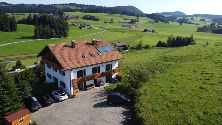 Ferienhof Hefele Gästehaus von oben