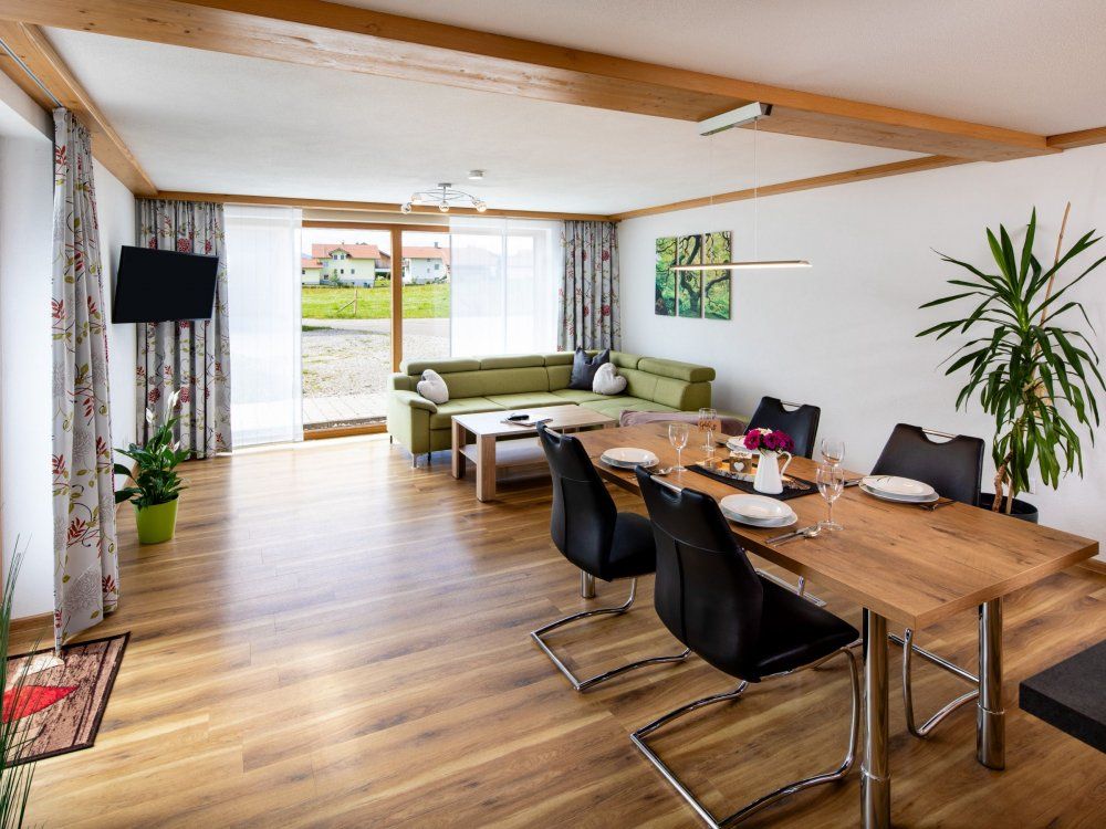 Wohnzimmer Weideblick mit Sicht EG