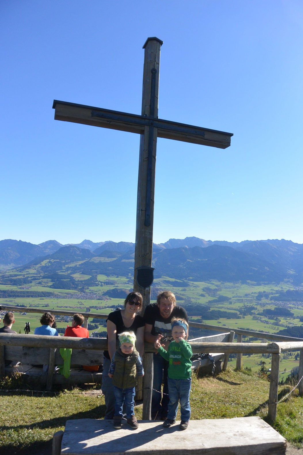 Am Gipfelkreuz