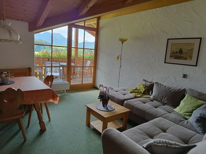 Fewo Hohenfreyberg Wohnzimmer