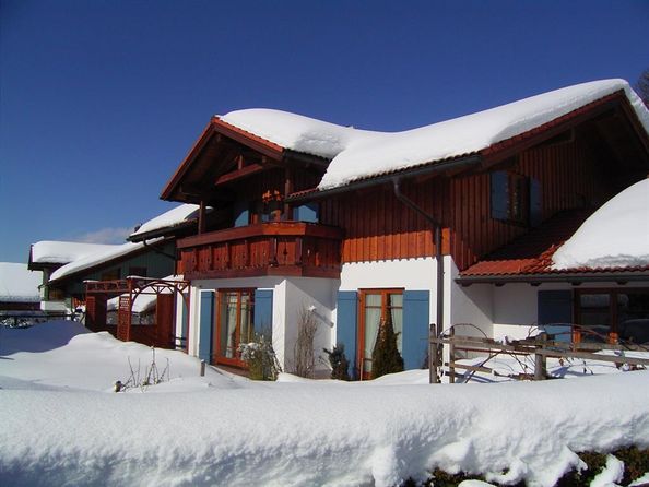 Unser Haus im Winter