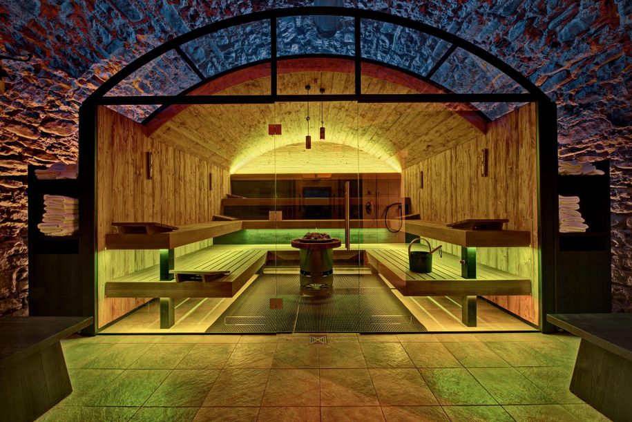 Sauna im SPA "Großes Felsengewölbe"