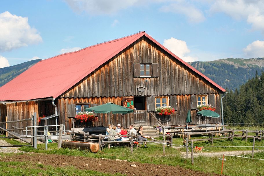 Fahnengehren Alpe zwischen Ofterschwanger und Sigiswanger Horn