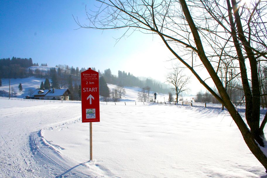 Start der Bühler Loipe