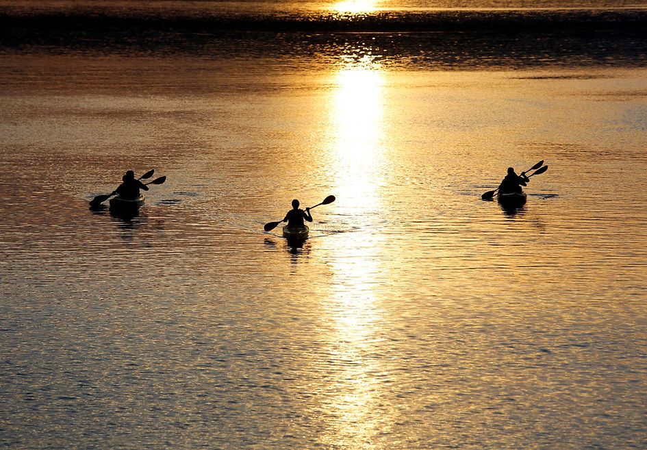 Kajak auf dem Wasser