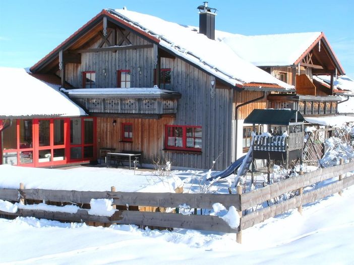 Balkon, Terrasse Winter