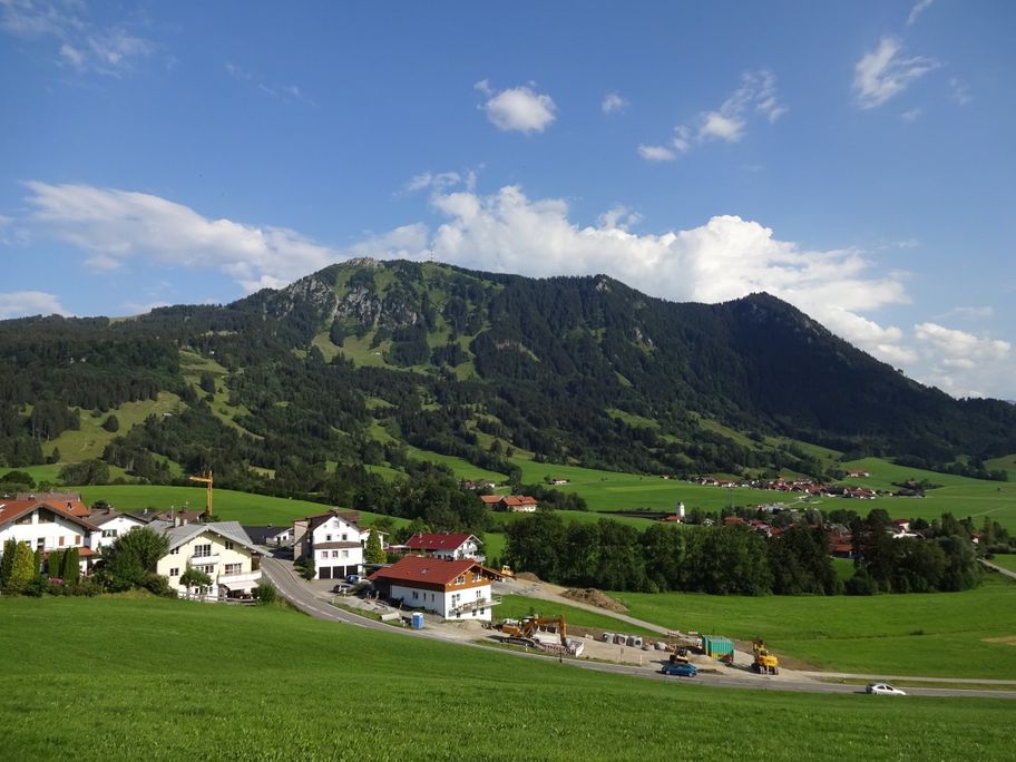 Blick zum Grünten von Rettenberg