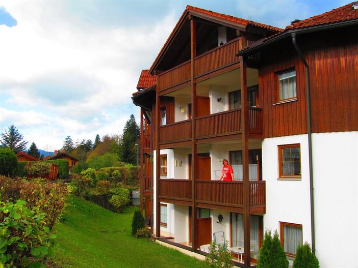 Blick auf Haus B von der Gartenseite