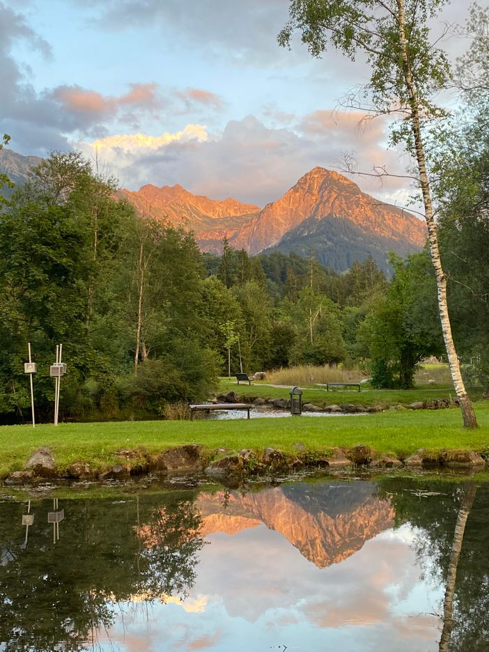 Grundbach bei Abendstimmung
