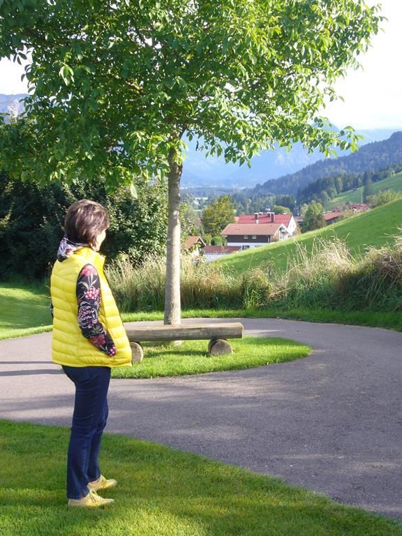Blick vom Abschlag 15 des Golfplatzes Oberallgäu