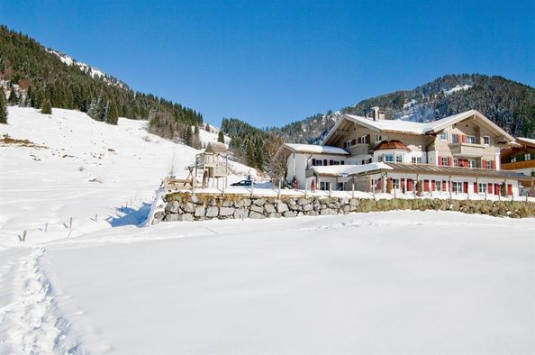 Alpenrösle Ferienwohnung im Winter