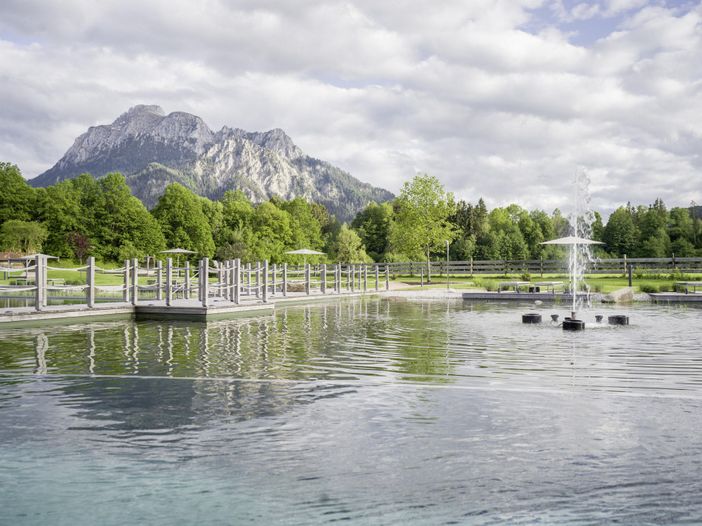 Garten mit Wasserwelt