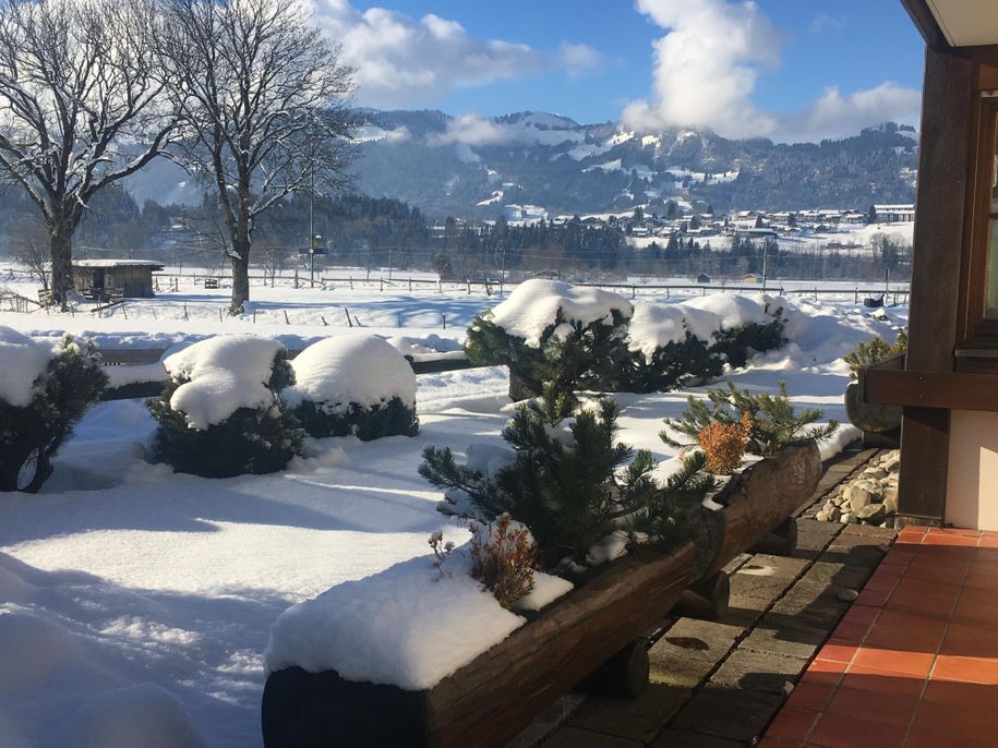 Sicht zu den Hörnern