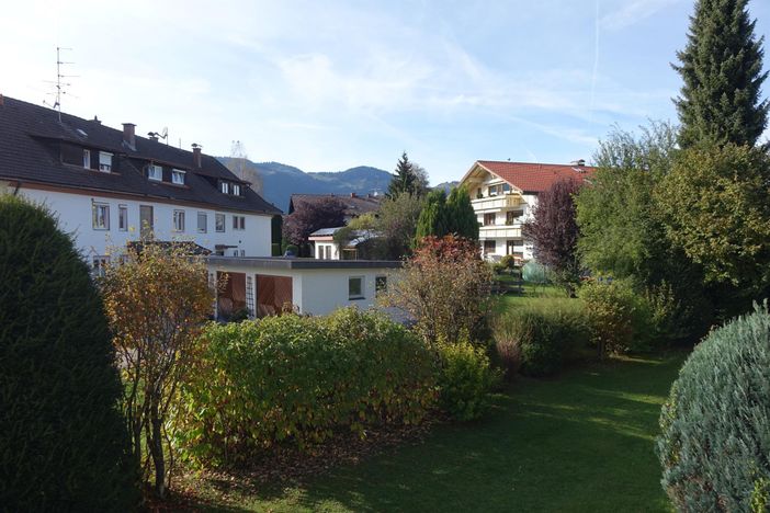 Bergblick in Fischen i. Allgäu