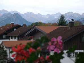 Ausblick vom Balkon