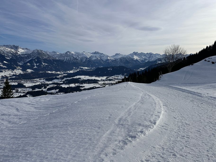 Winterwanderweg am Ofterschewanger Horn