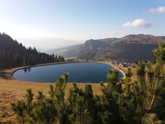 Aussicht von Wiedhaglift in Oberjoch