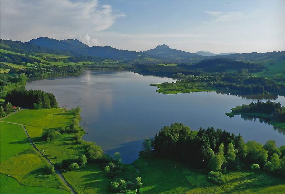 Grüntensee aus der Luft