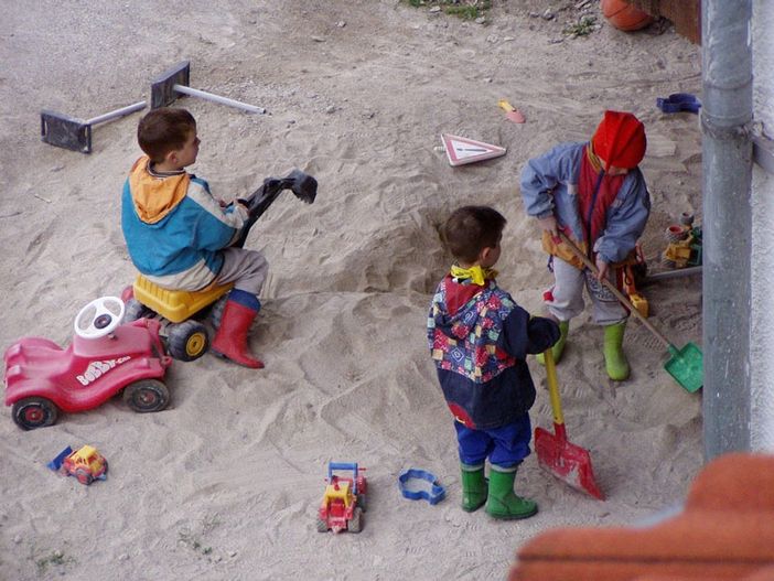 Unser XXL-Sandkasten