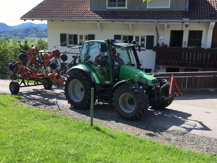 Heuwenden macht unseren Gästekindern Spaß