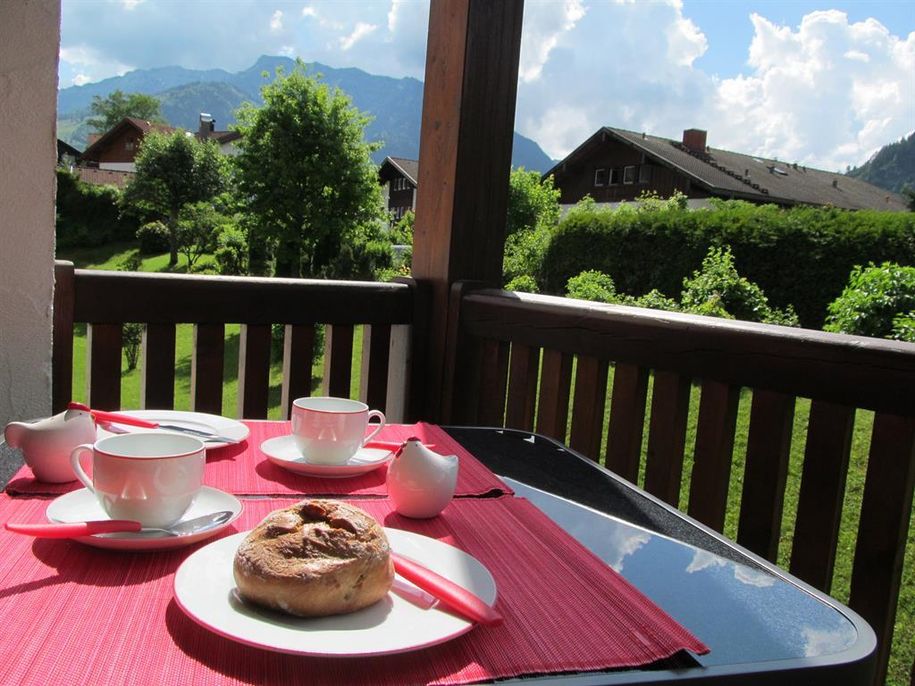 Blick vom Balkon