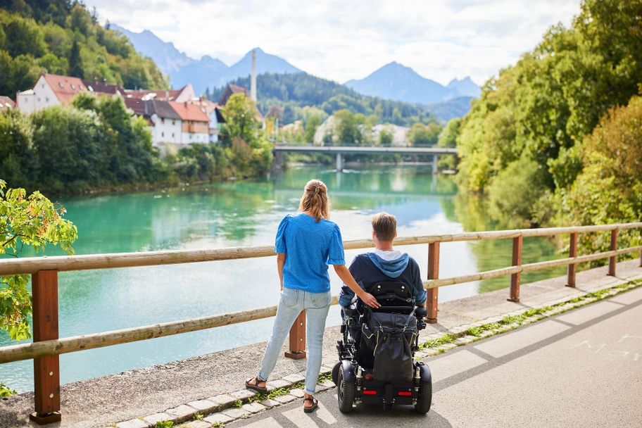 Lechufer nahe des Krankenhauses