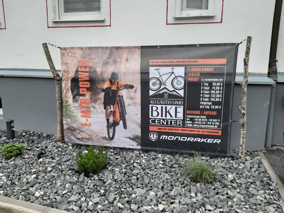 Allgäutissimo Bikeverleih im Haus