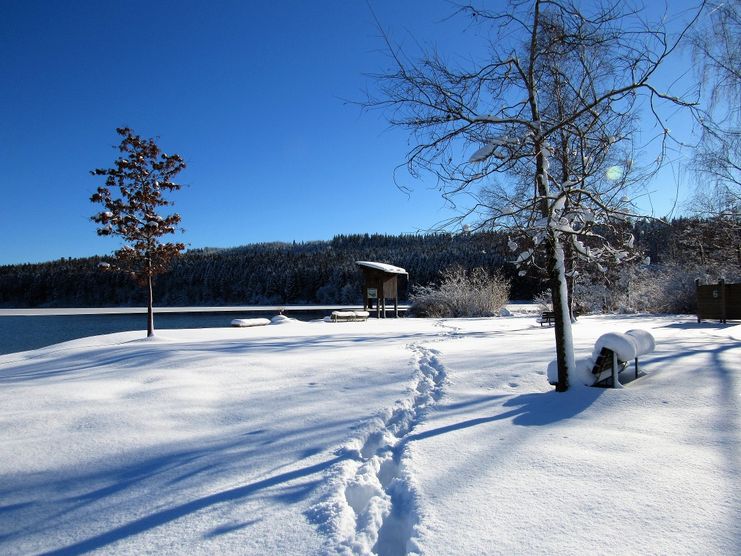 Panorama See-Winter-Rundwanderweg