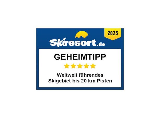 Auszeichnung 2025 von Skiresort.de