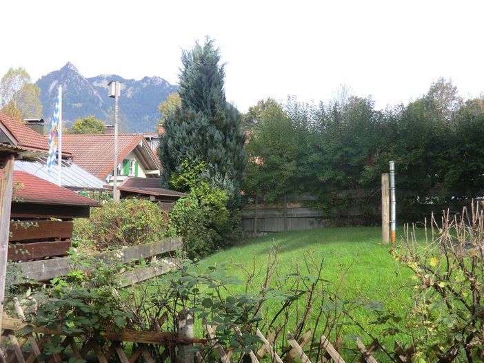 Blick vor der FeWo auf den Grünten